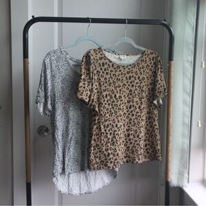 Bundle - J. Crew/Old Navy Animal Print Tees